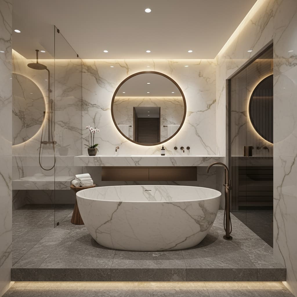 spa bathroom detail 73372108
