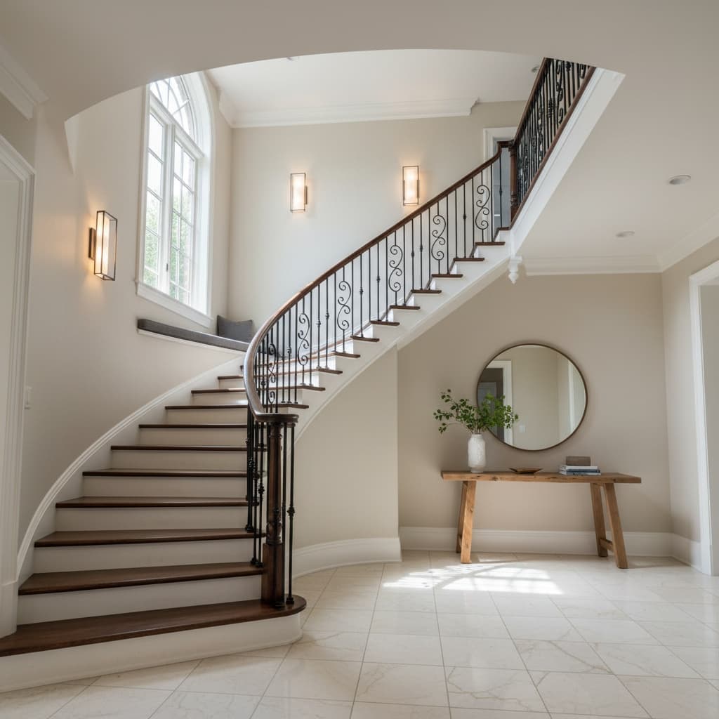 staircase architectural detail 87623484