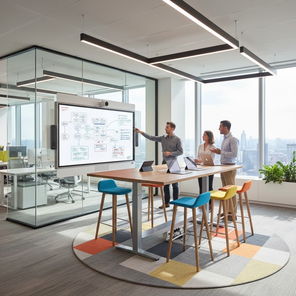 standing workspace setup 29126340