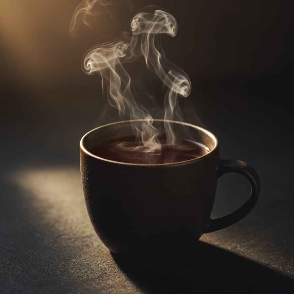 steam rising close up 68889817