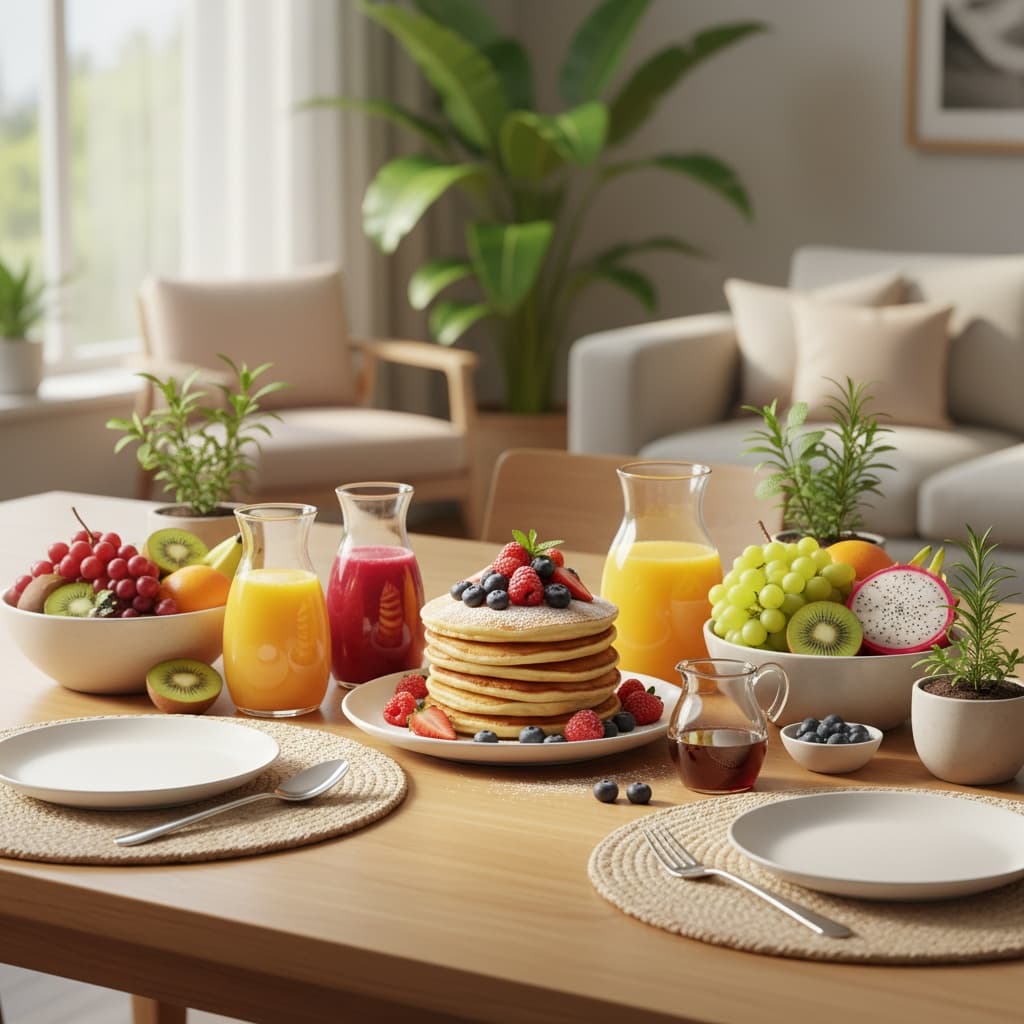 styled breakfast scene 53980965