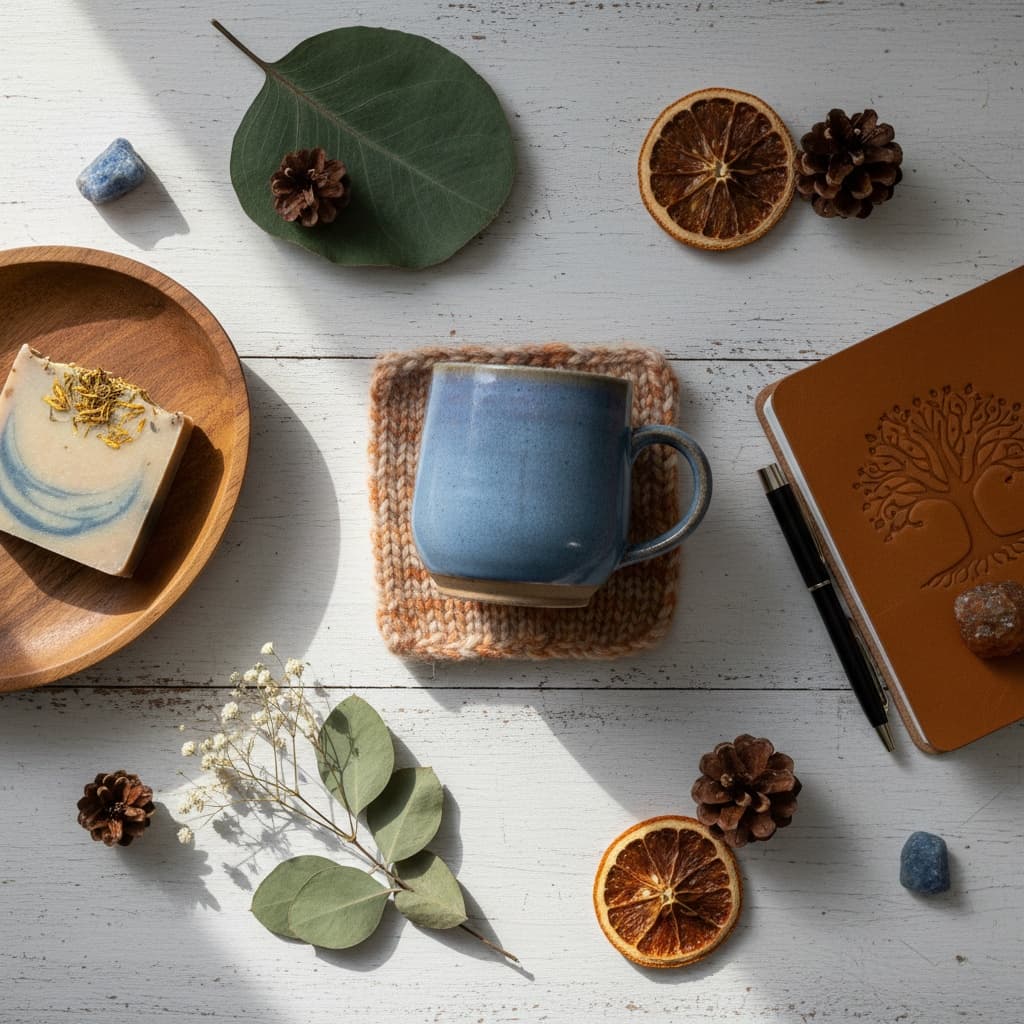 styled flatlay props 79473367