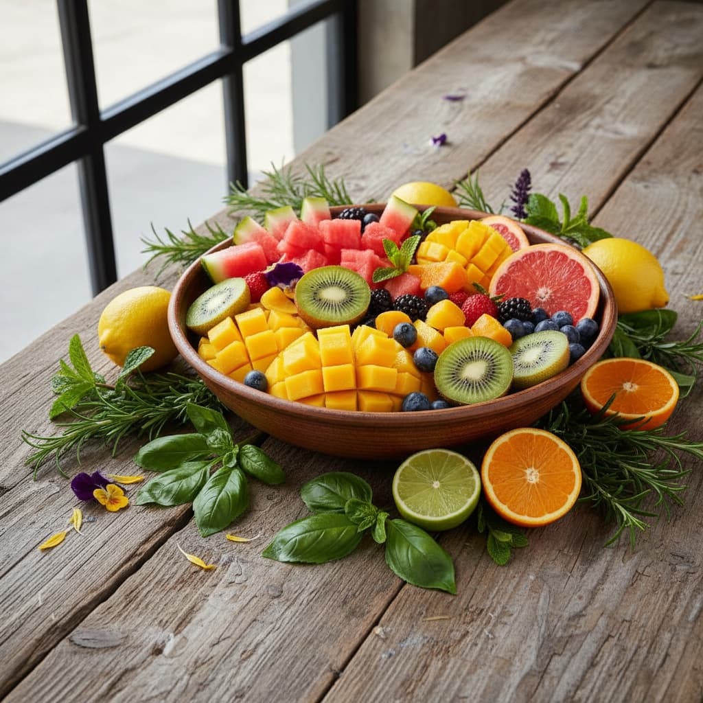 tropical fresh ingredient styling 32554068