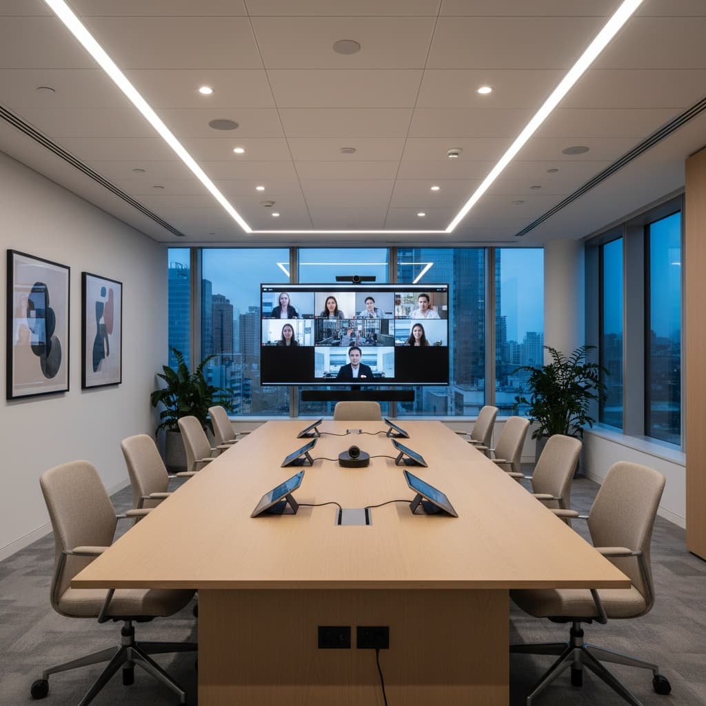 video conference equipped room 40356399