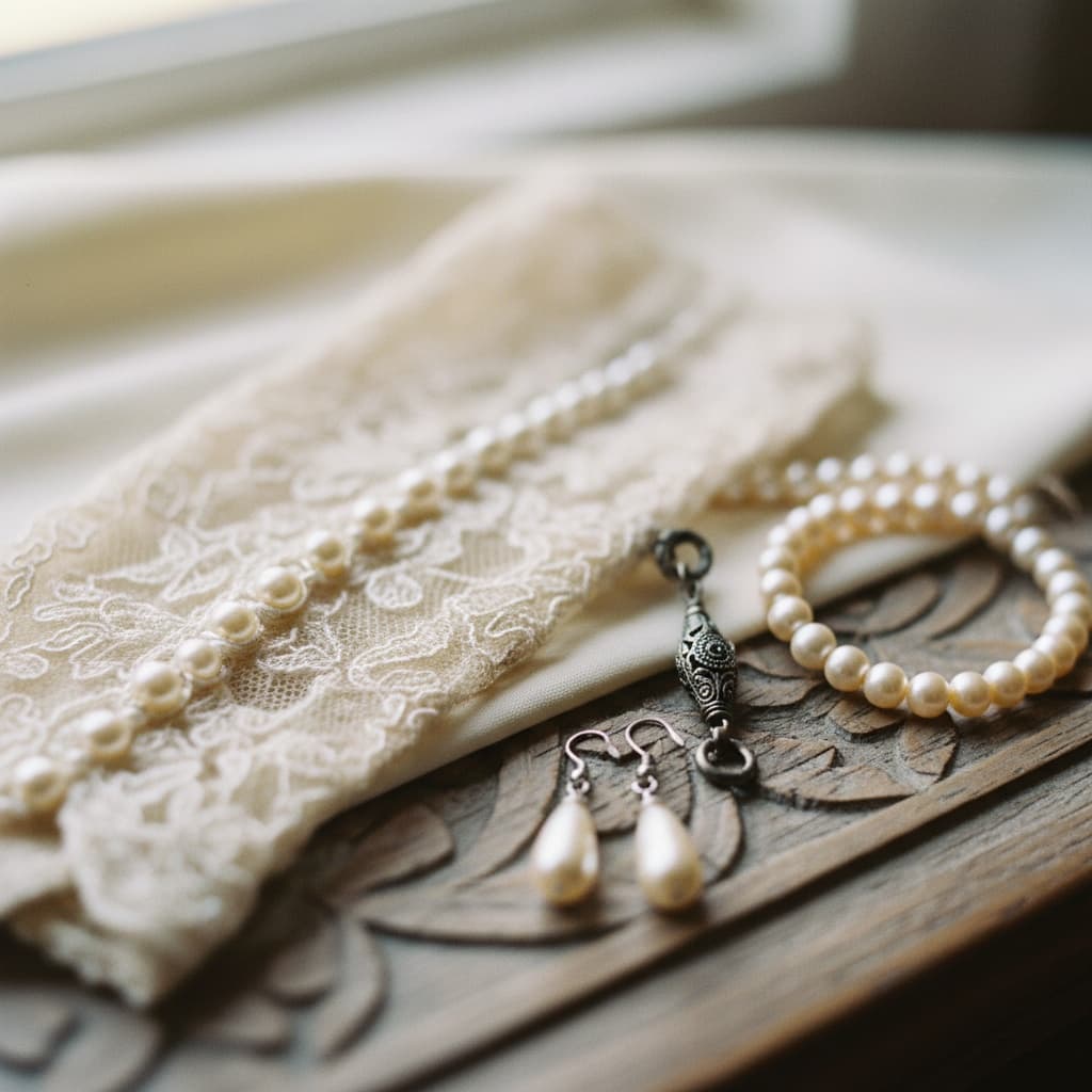 vintage lace styling 53557730