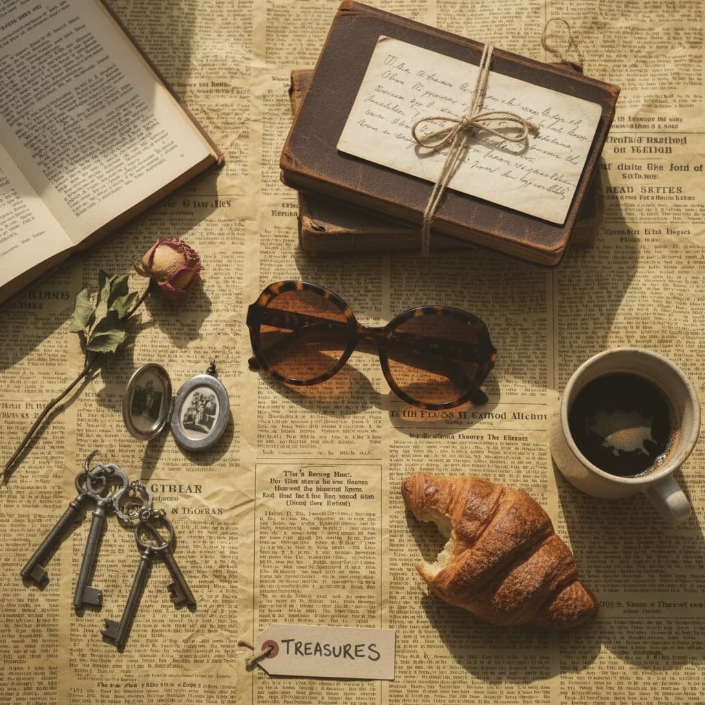 vintage newspaper styling 75799445