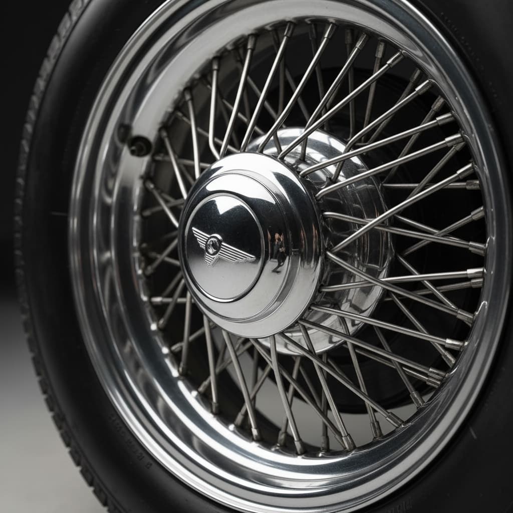wheel chrome detail macro 30704530