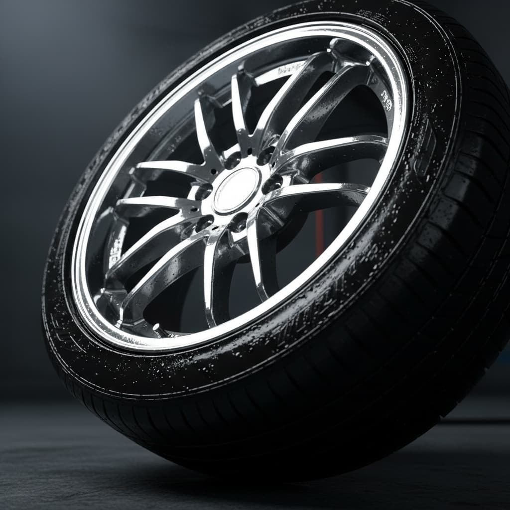 wheel tire clean after 24813892
