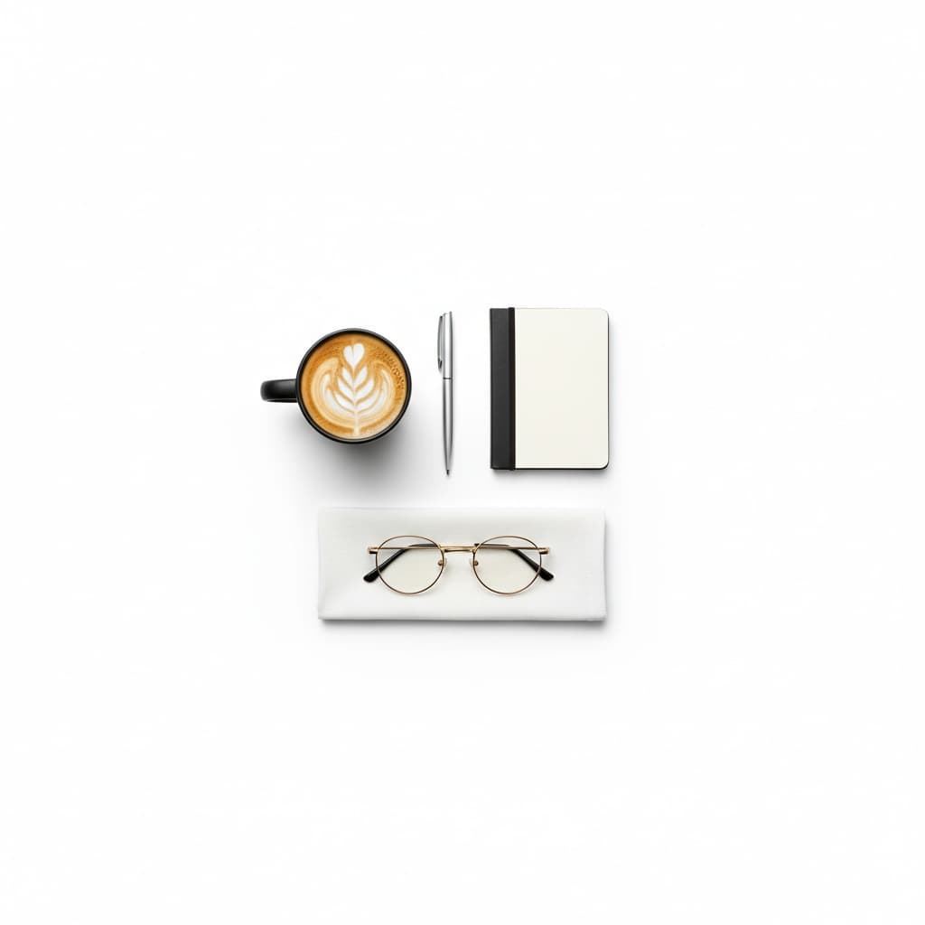white seamless overhead flat lay 20711728