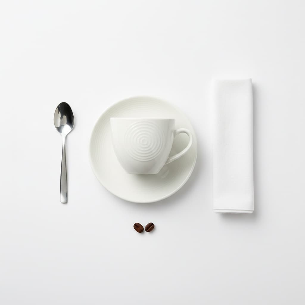 white seamless overhead flat lay 33541796