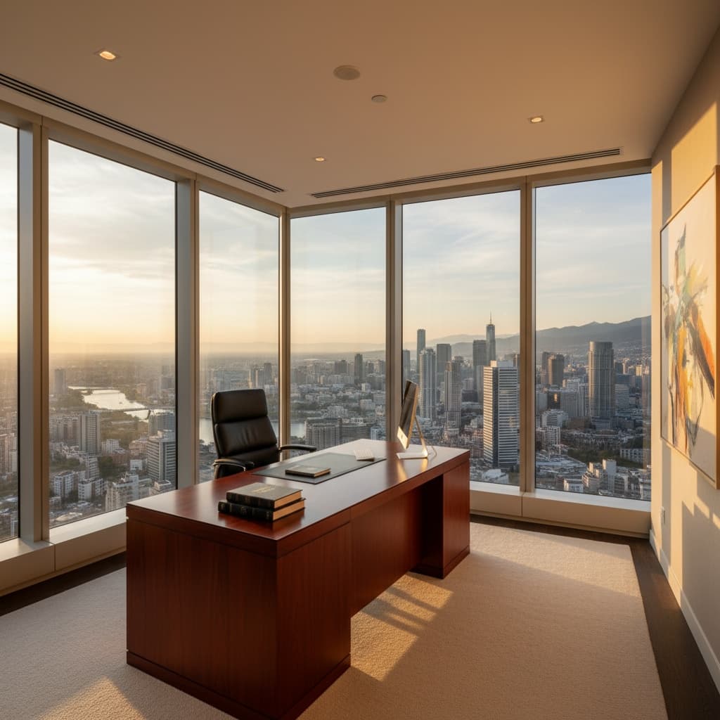 wide angle corner office 31391813