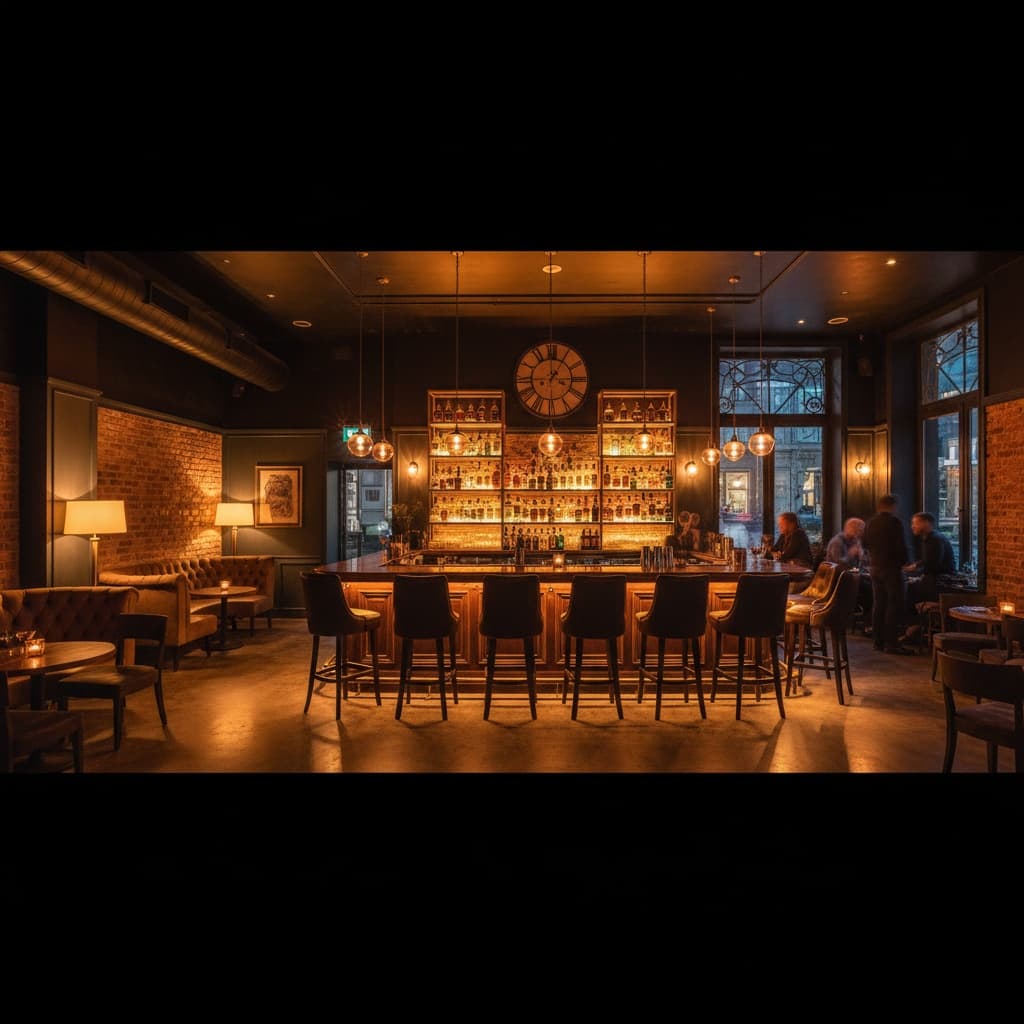 wide angle full bar view 68107592