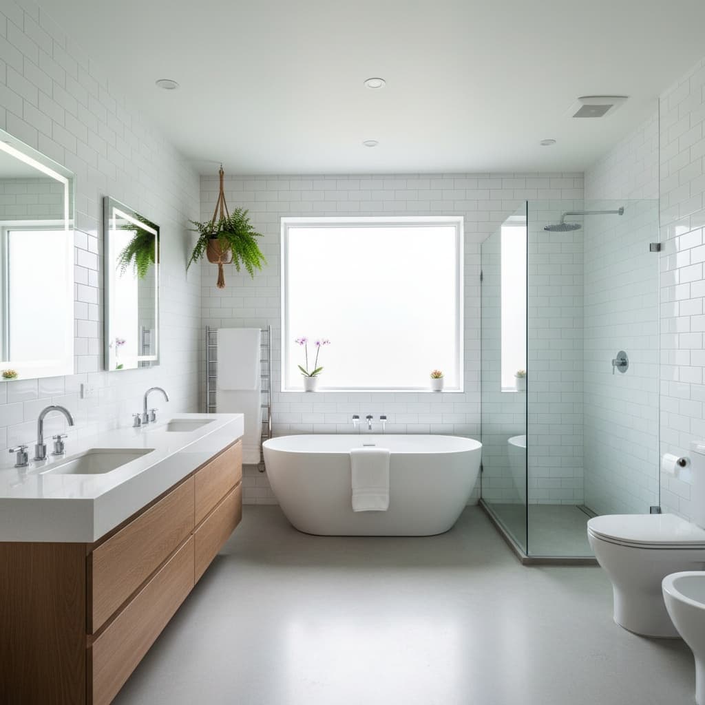 wide angle full bathroom 84907032