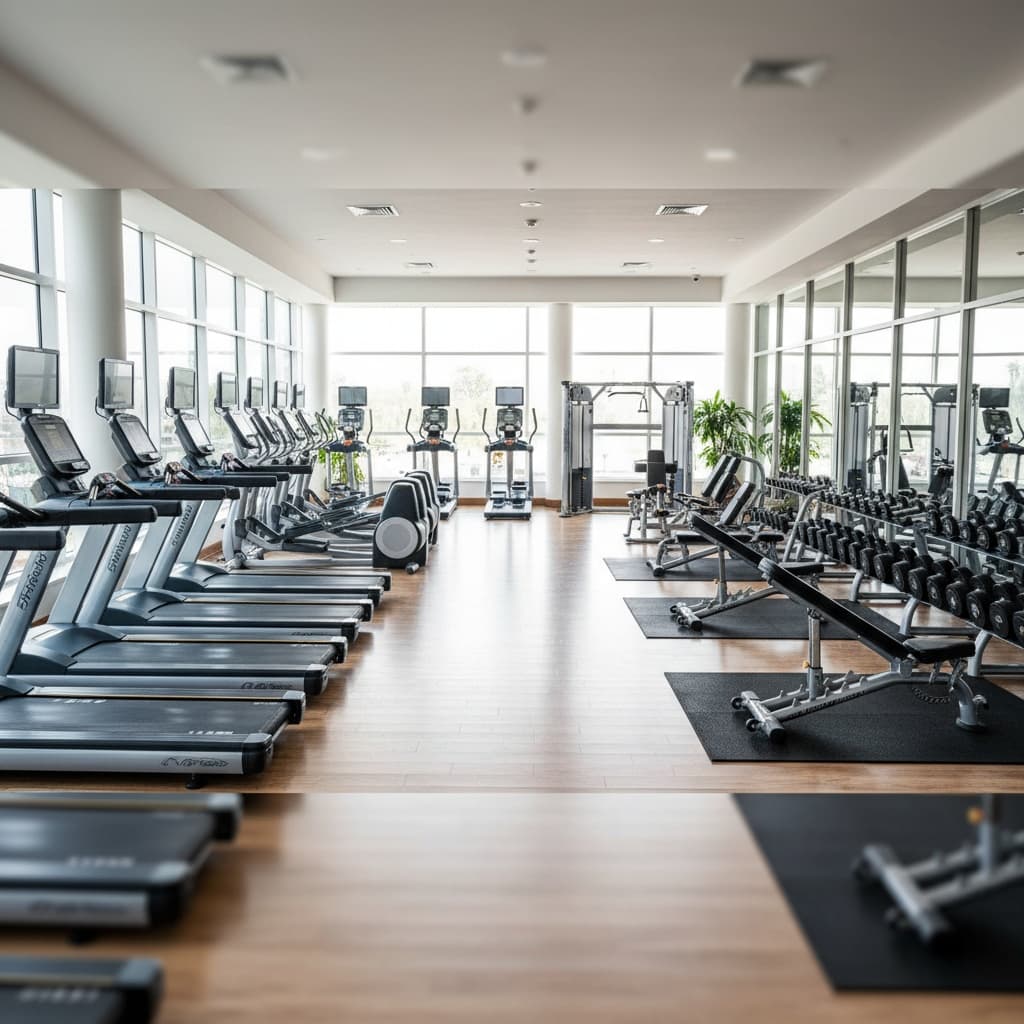 wide angle full gym view 92171096
