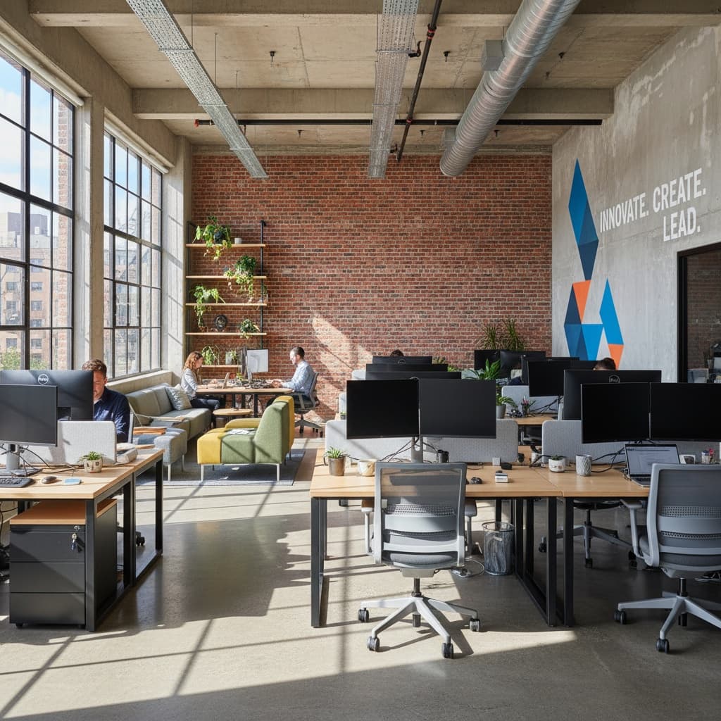 wide angle open workspace 87384088