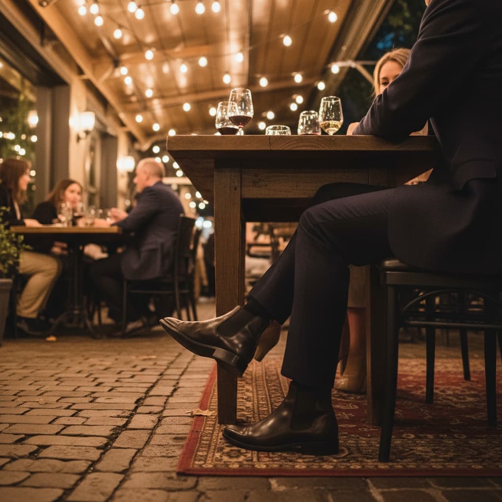 wine bar patio evening 51444595
