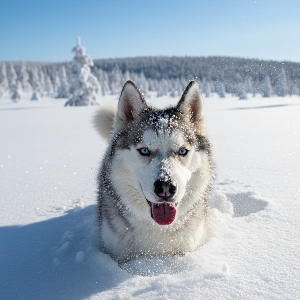 winter snow portrait 24404304