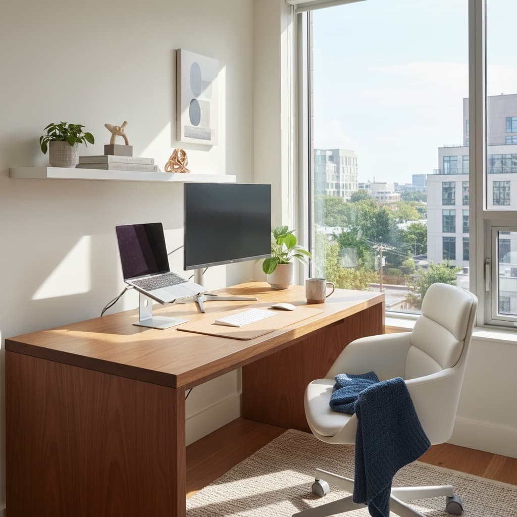workspace desk area natural 74038825