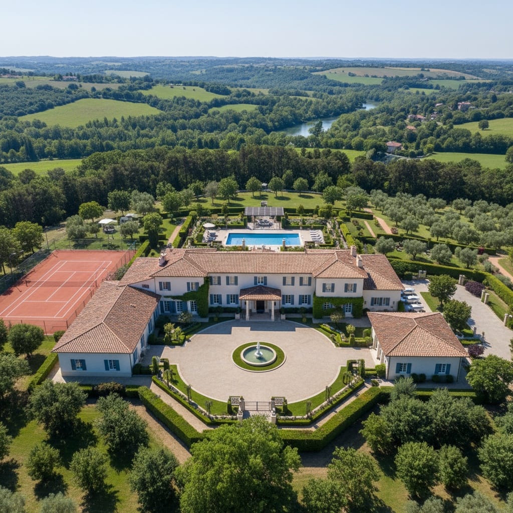 aerial drone overview 51317306