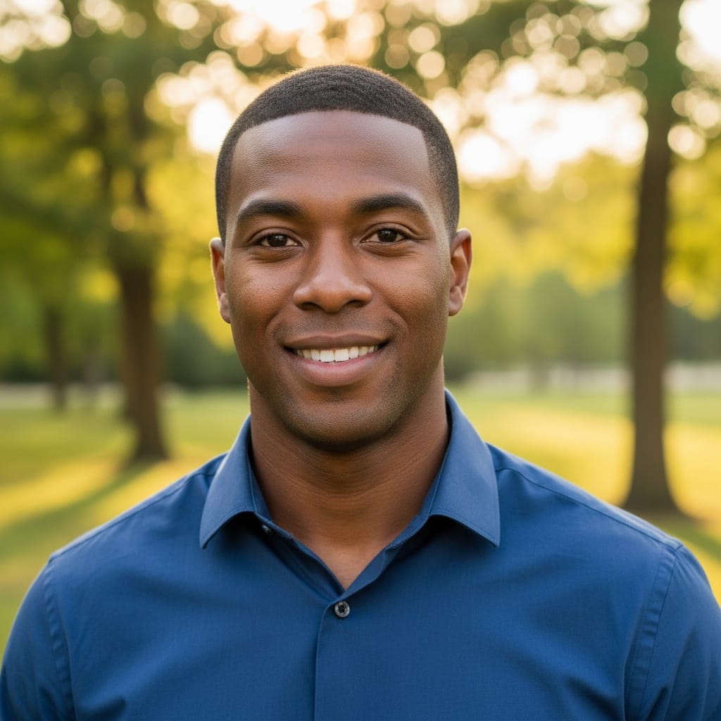 athletic black man outdoor natural light 60986968