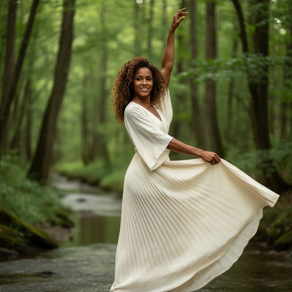 athletic black woman outdoor natural light fashion 11606127