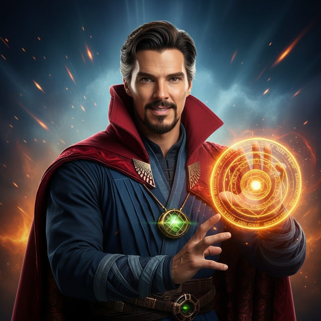 athletic indian man doctor strange mystic arts 70264909