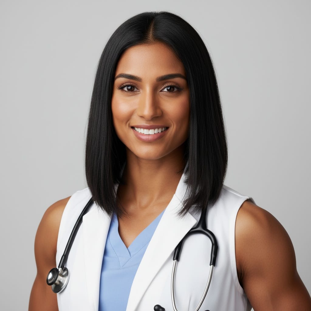 athletic indian woman studio clean professional 11796555