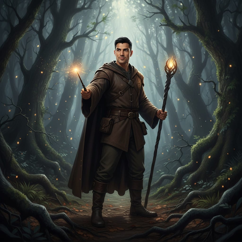 athletic latino man forbidden forest 51895438