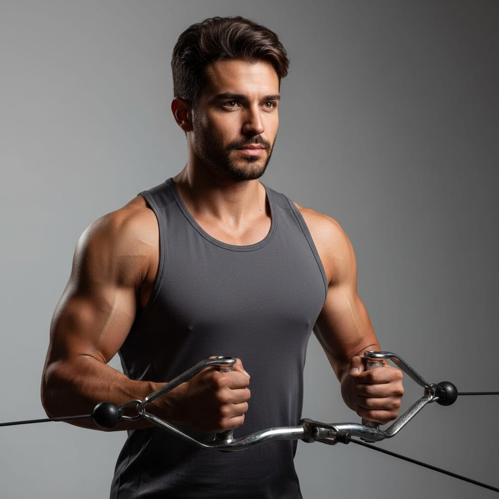 athletic middle_eastern man equipment demonstration 36049381