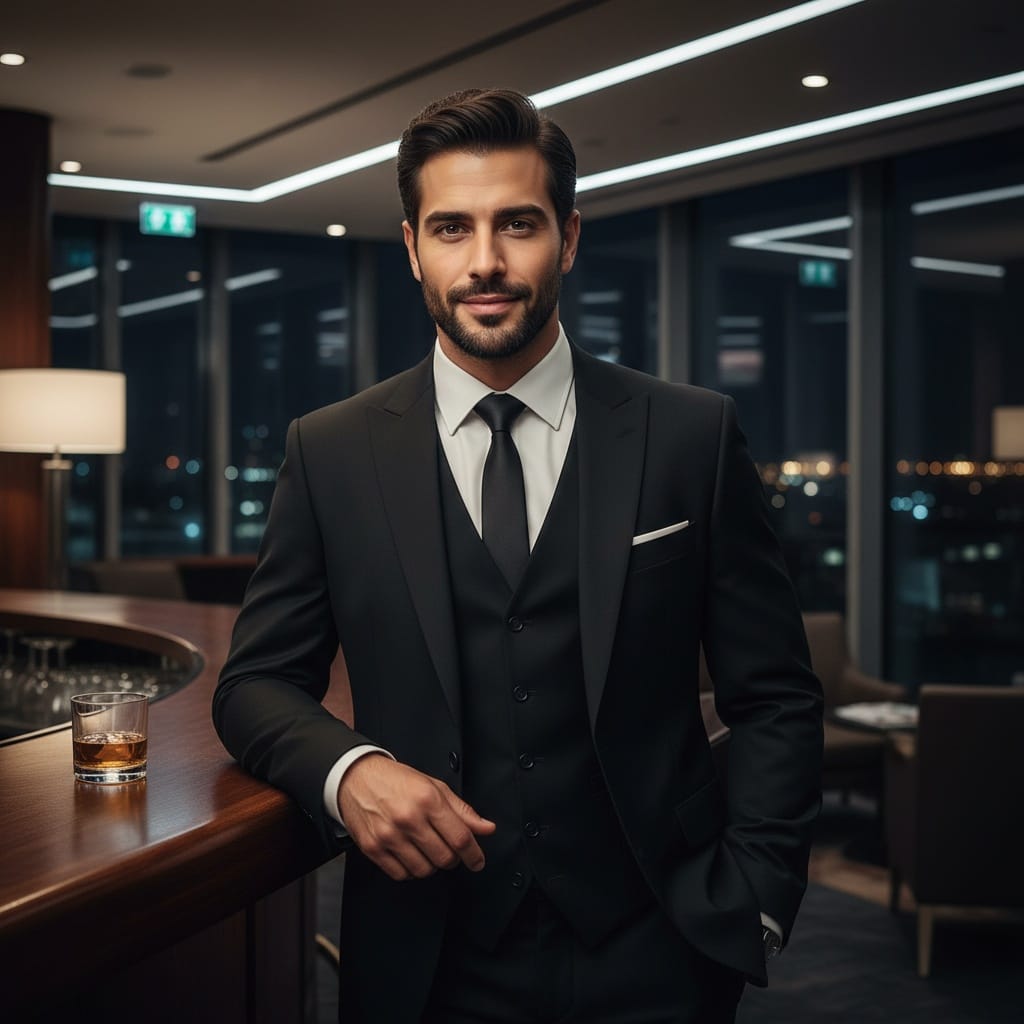 athletic middle_eastern man secret agent formal 85876188