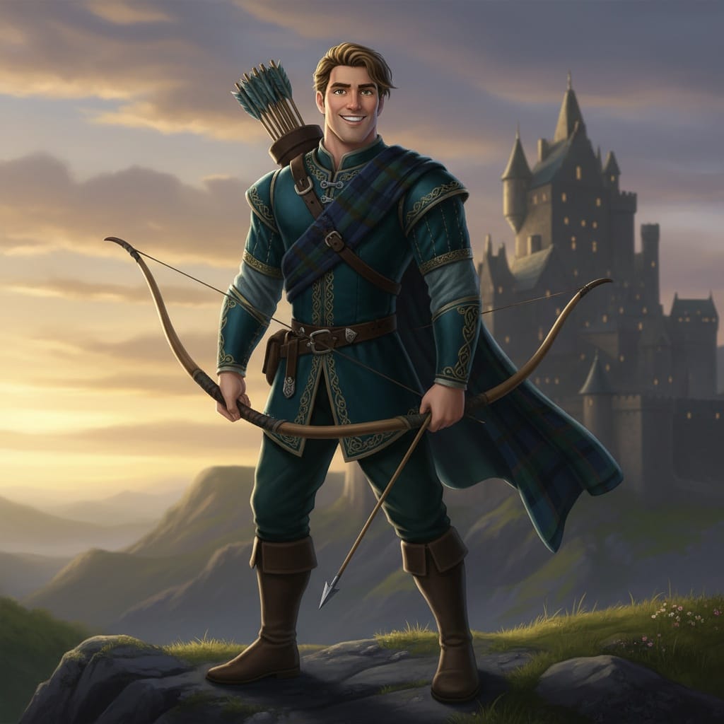 athletic white man brave merida archer 30929112