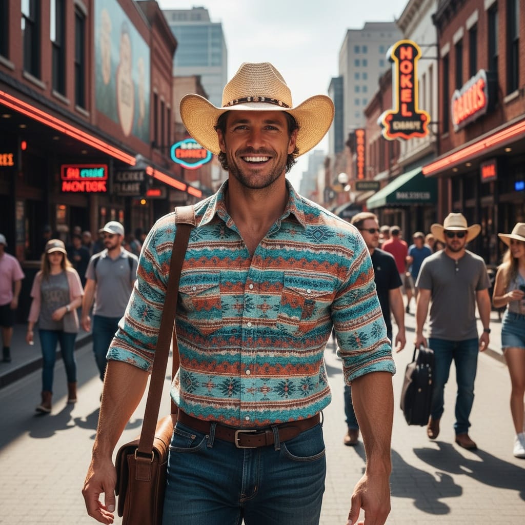 athletic white man broadway daytime street 54593050