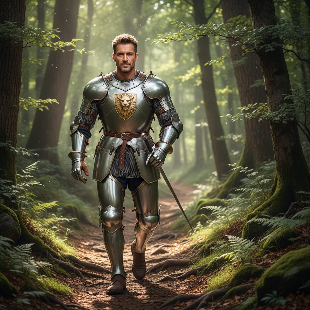 athletic white man forest patrol environmental 57699322