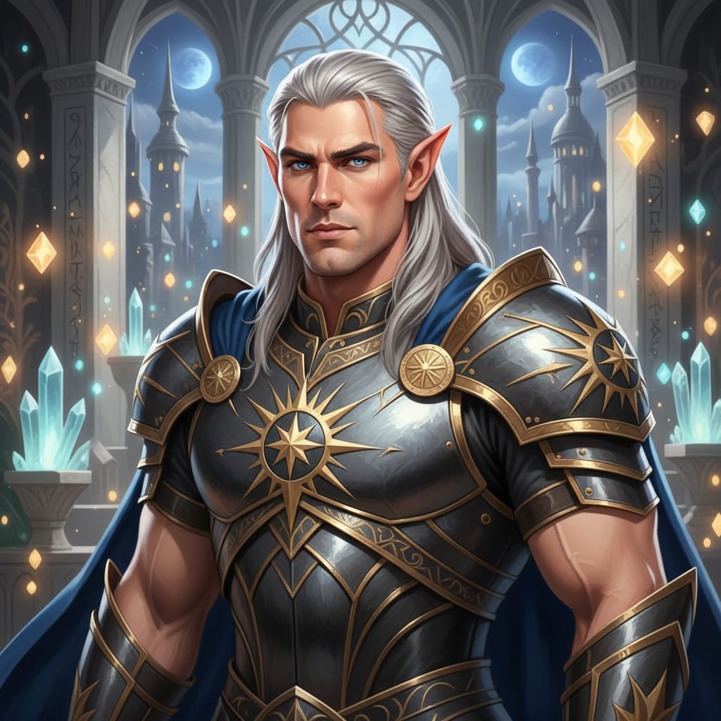 athletic white man high elf nobility 28722184