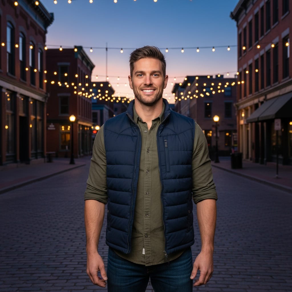 athletic white man larimer square evening 15951240