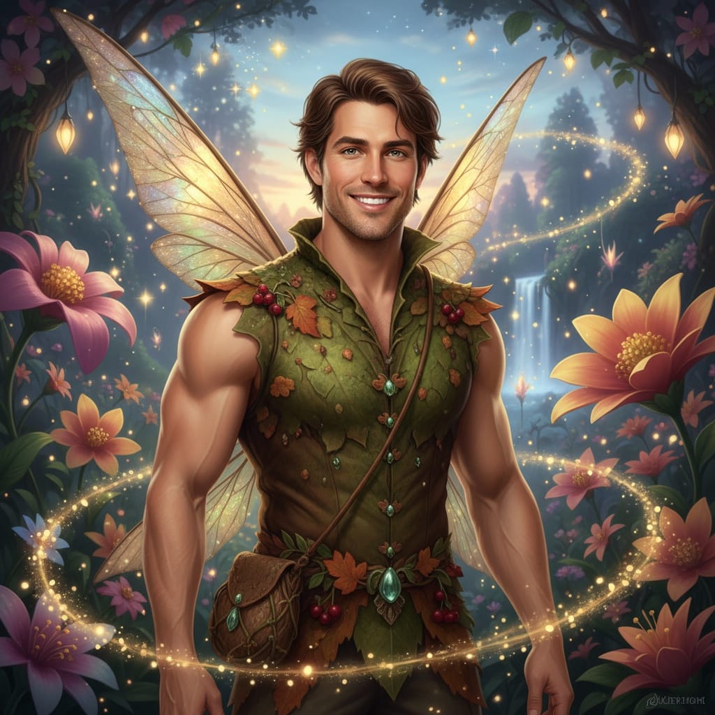 athletic white man pixie hollow fairy 73312707