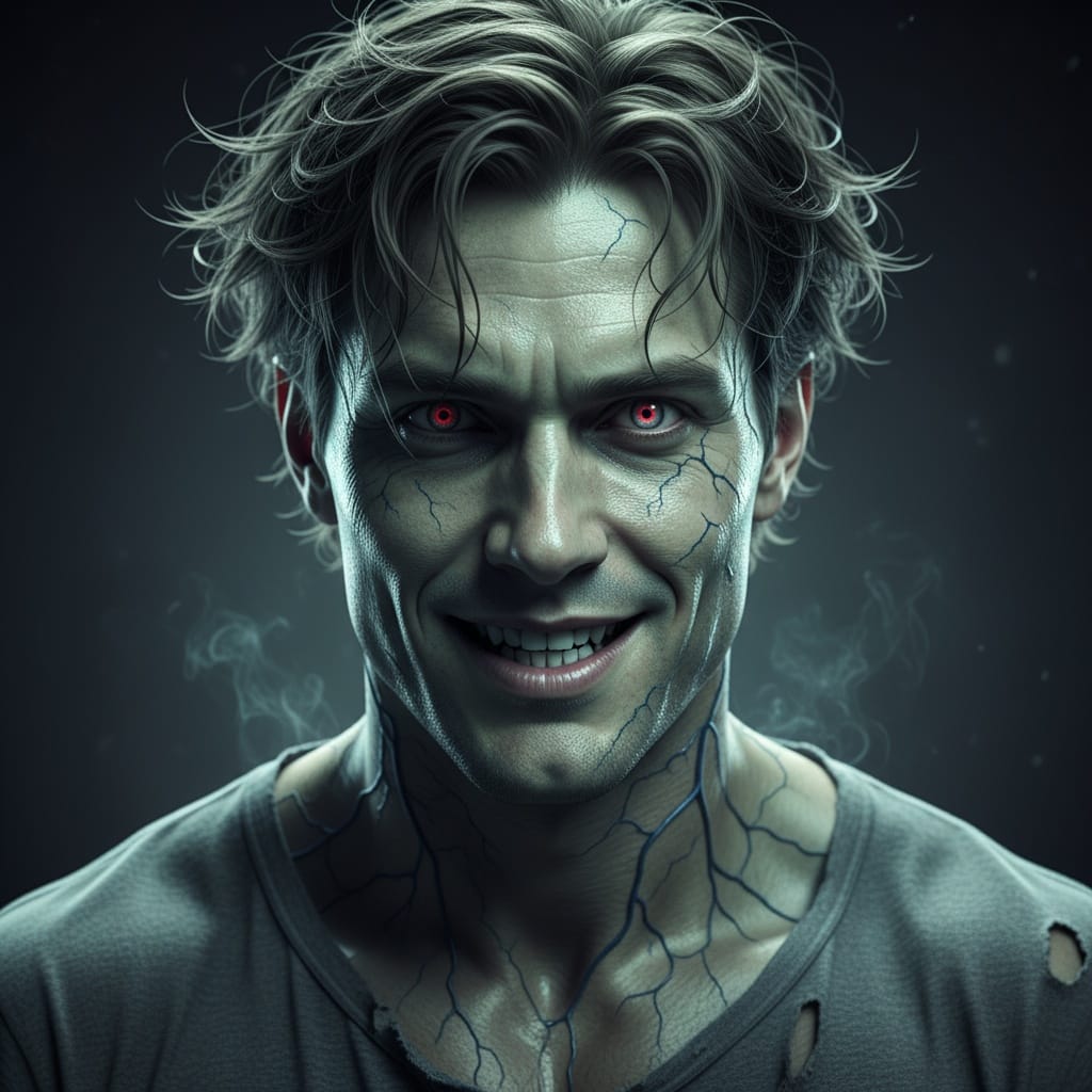 athletic white man possessed person horror 88925811