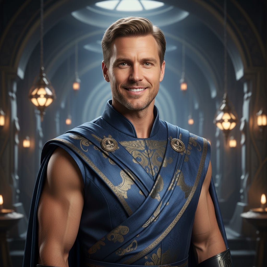 athletic white man princess senator elegant 79346233