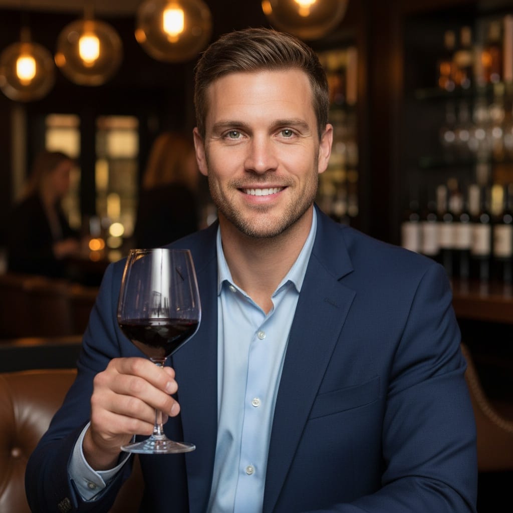 athletic white man restaurant bar sophisticated 50966908