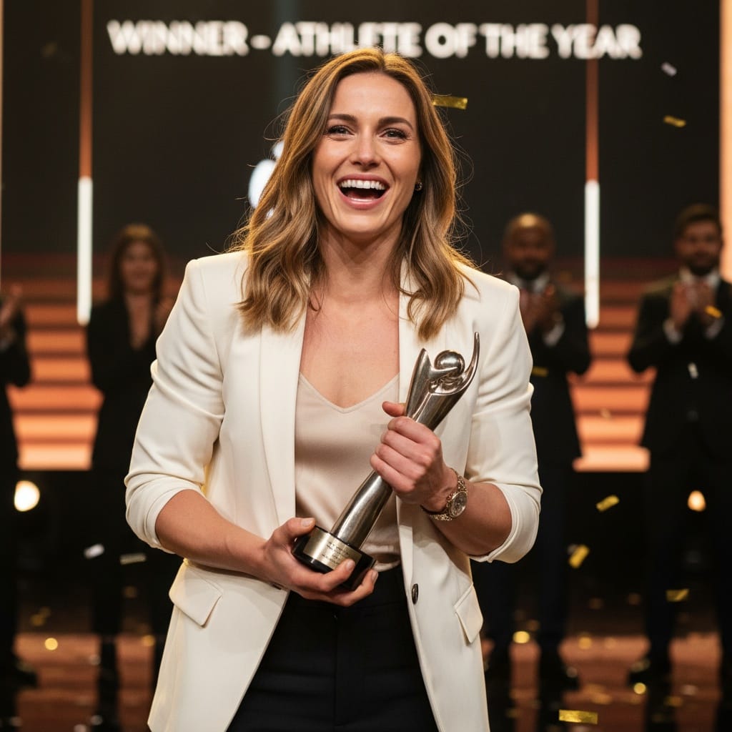 athletic white woman candid emotional reaction 76825814