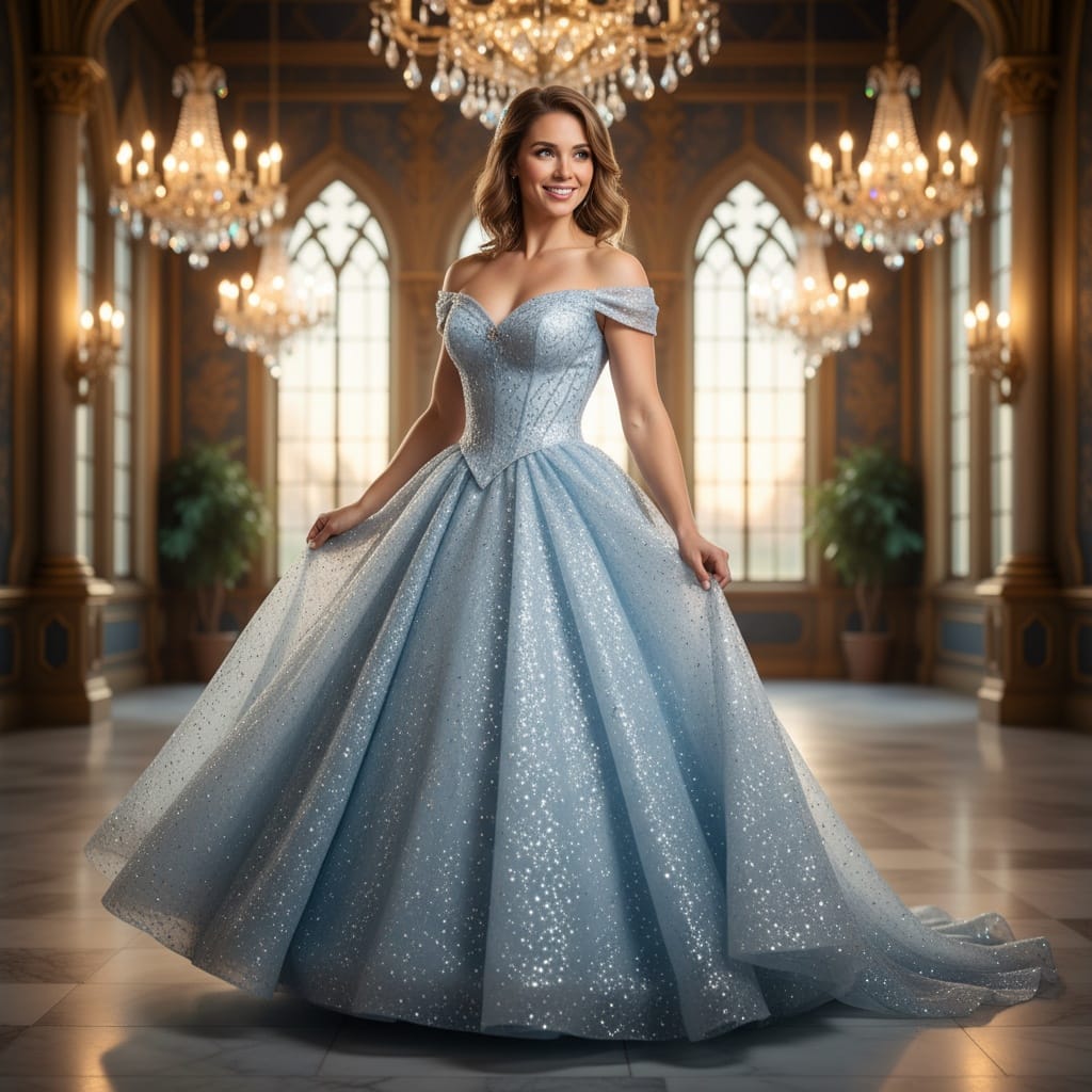 athletic white woman classic disney princess 13248586