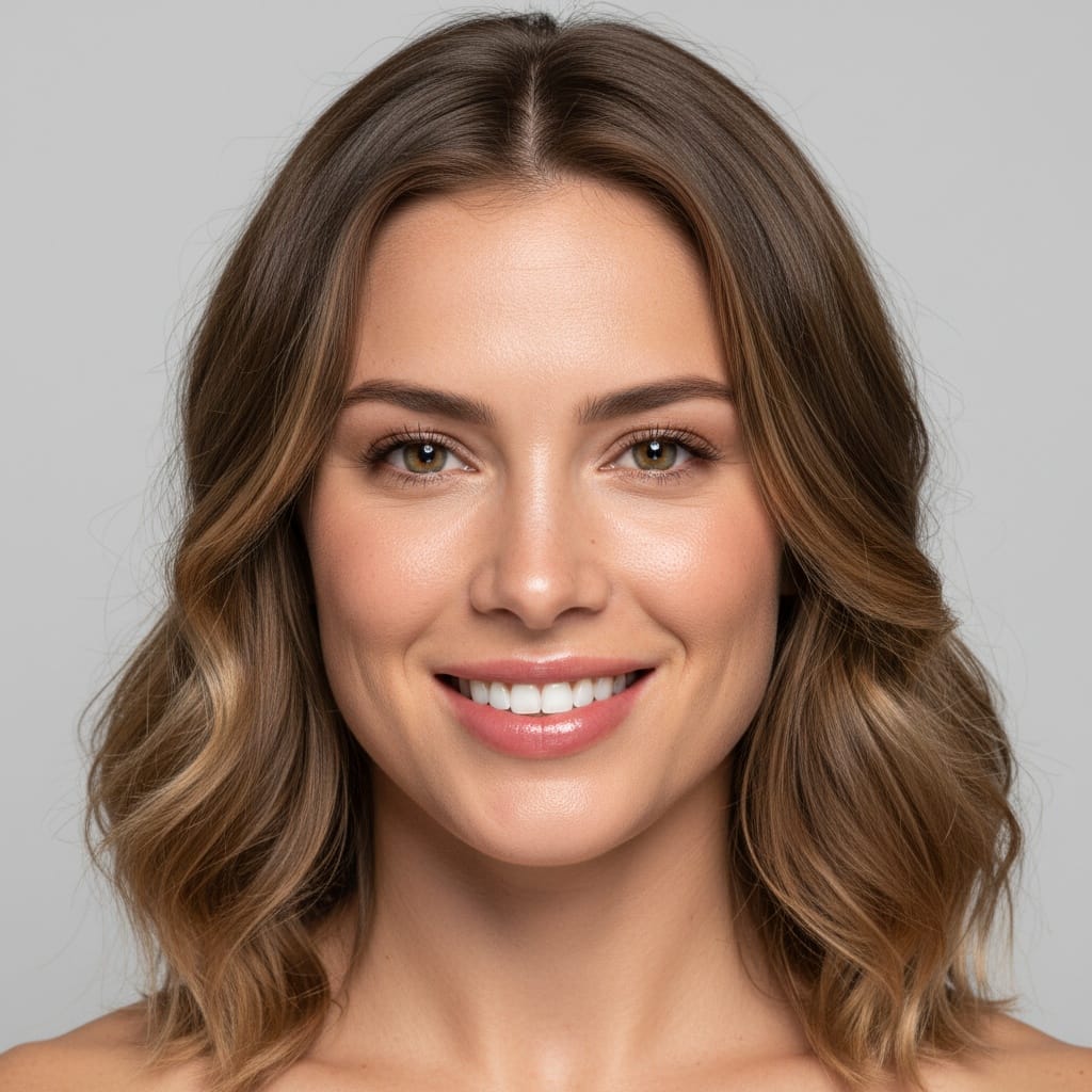 athletic white woman close up beauty shot 16143231