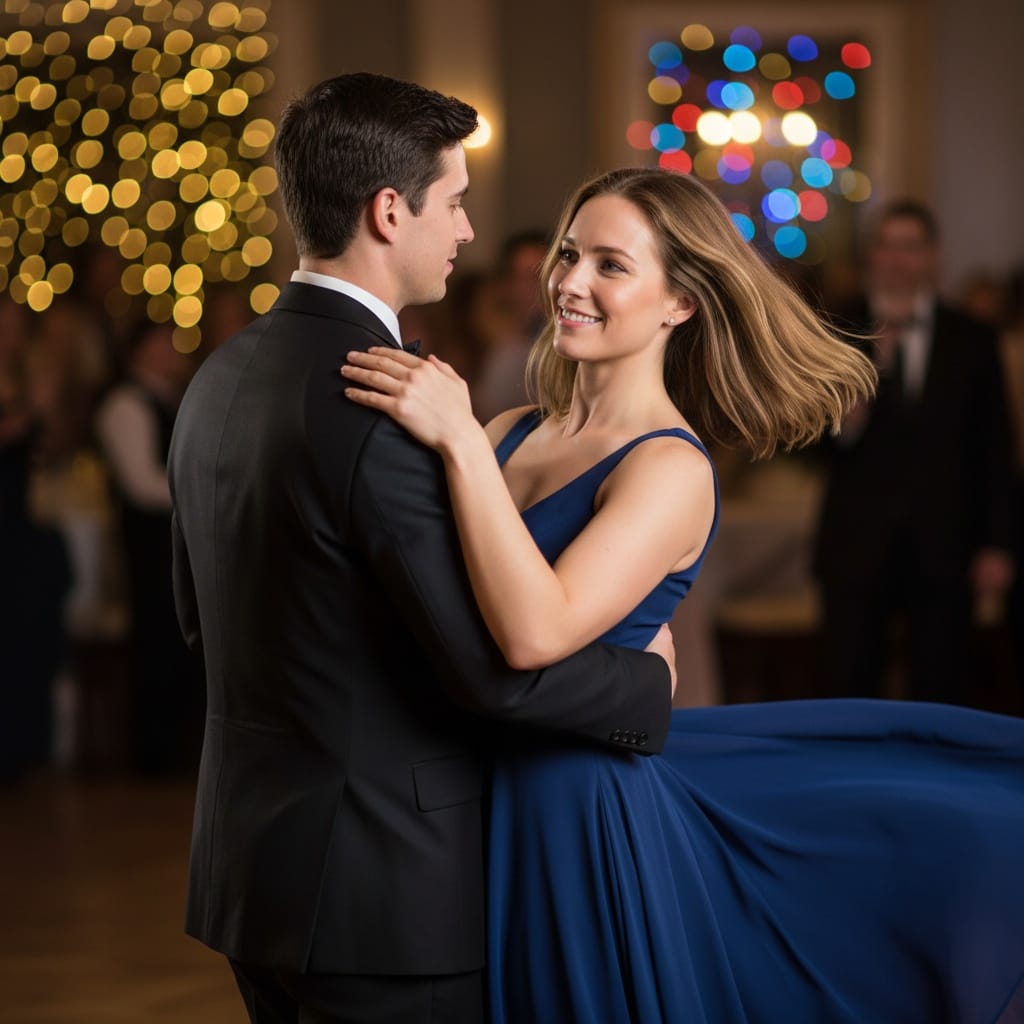 athletic white woman dancing together intimate 53830289