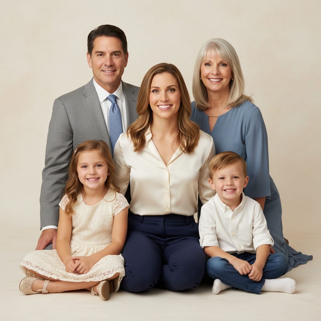 athletic white woman formal studio portrait 28563927
