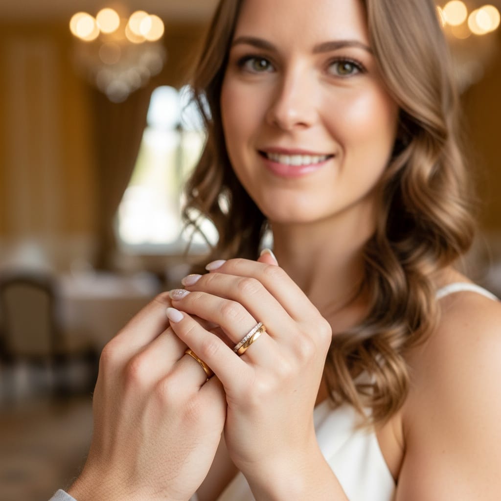 athletic white woman holding hands close up 69915623