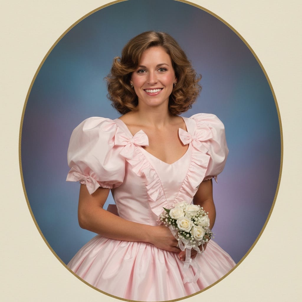 athletic white woman prom formal portrait 36553960
