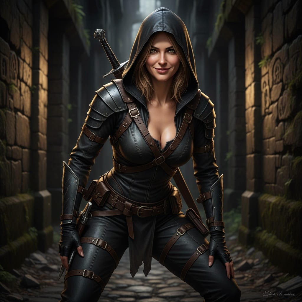 athletic white woman rogue shadow alley 52875770