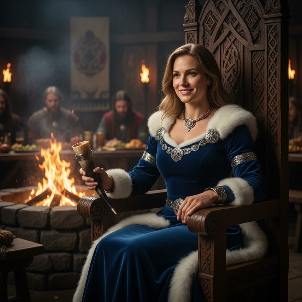 athletic white woman throne hall leader 36065718