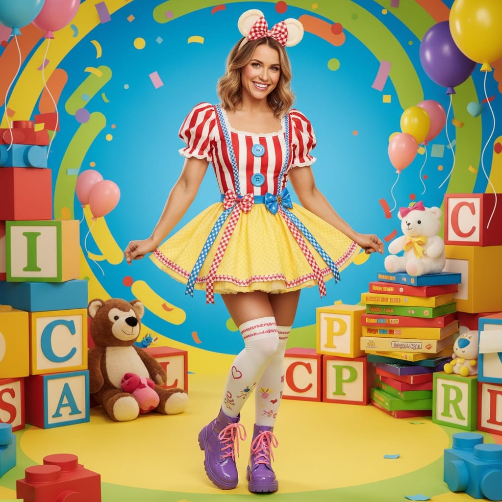 athletic white woman toy story character 71195827