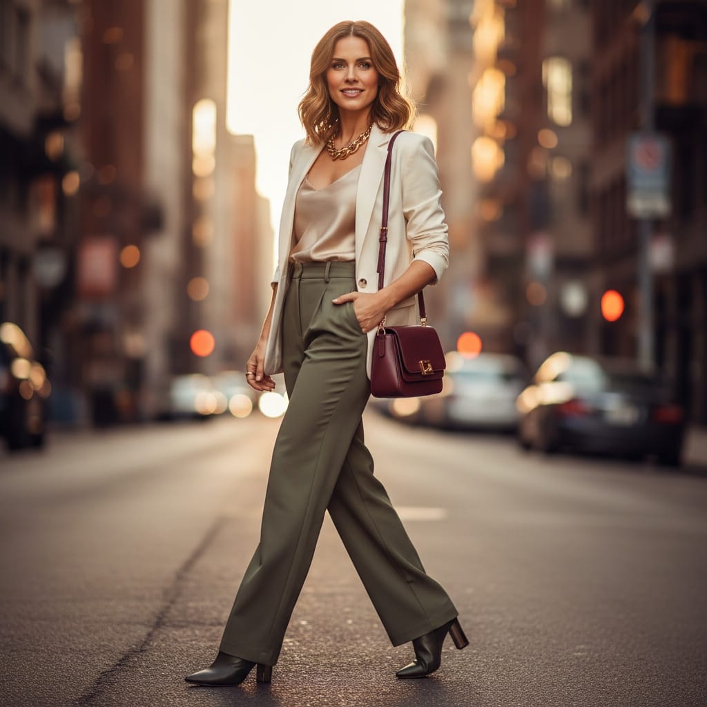 athletic white woman urban street style full body 25162321